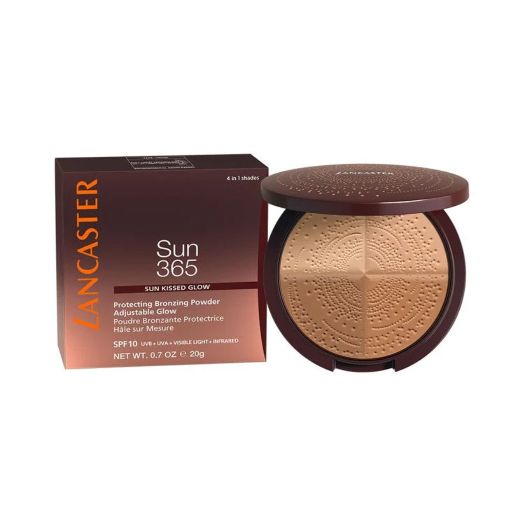 LANCASTER SUN 365 - Sun Kissed Glow - Protecting Bronzing Powder Adjustable Glow - Poudre Bronzante Protectrice Hâle Sur Mesure - SPF 10