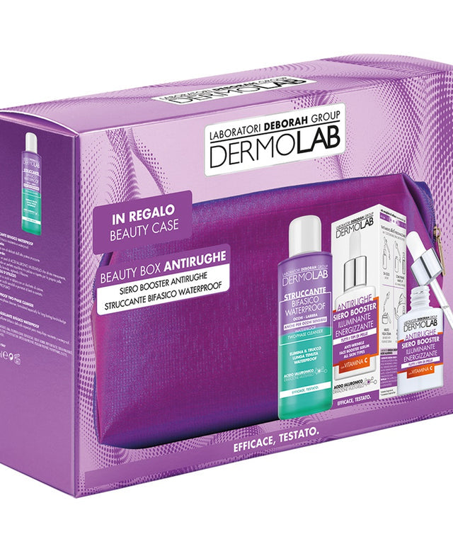 DERMOLAB BEAUTY BOX ANTIRUGHE 2pcs-in regalo beauty case