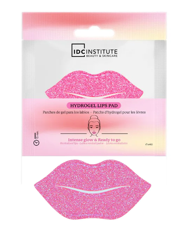 IDCINSTITUTE - Maschera Pads Labbra Rivitalizzate Glitter Rosa