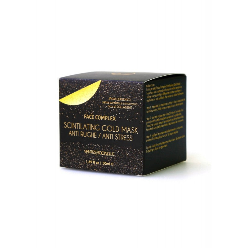 FACE COMPLEX MASCHERA - Scintilating Gold Mask Anti-rughe Anti-stress 50ml