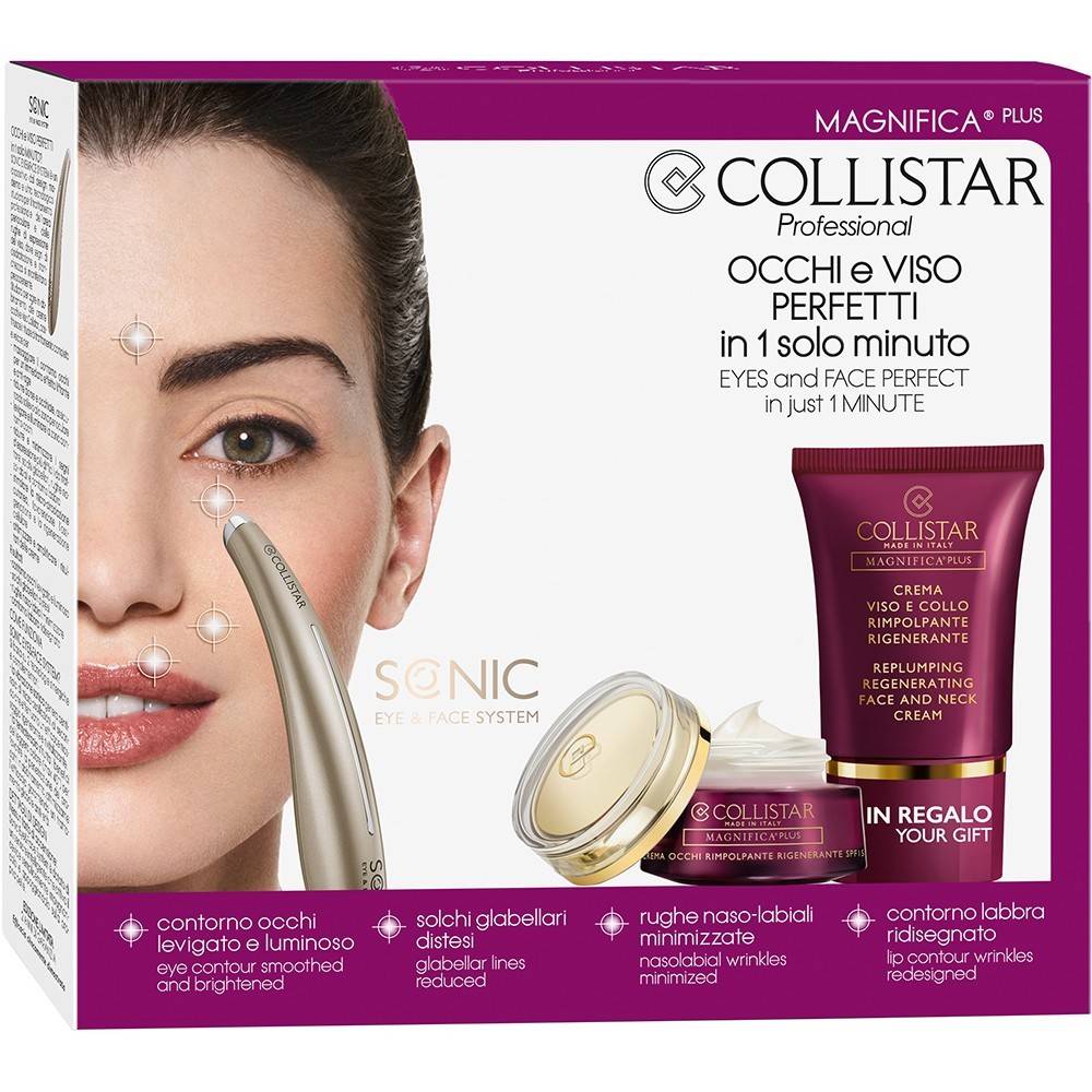 COLLISTAR CREAM - Sonic Eye&Face System Kit Magnifica Plus Confezione Occhi e Viso