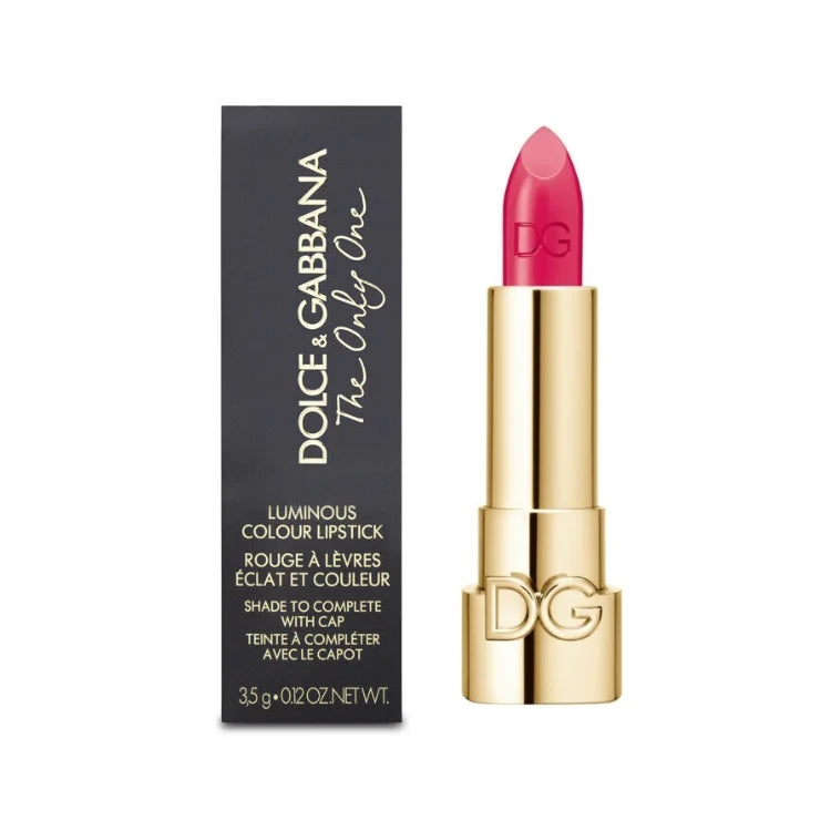 DOLCE E GABBANA ROSSETTI - The Only One - Luminous Colour Lipstick - Rouge À Lèvres Éclat Et Couleur - Shade To COmplete With Cap - Teinte À Compléter Avec Le Capot